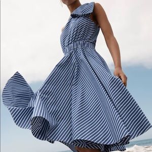 Eliza J one shoulder fit and flare dress